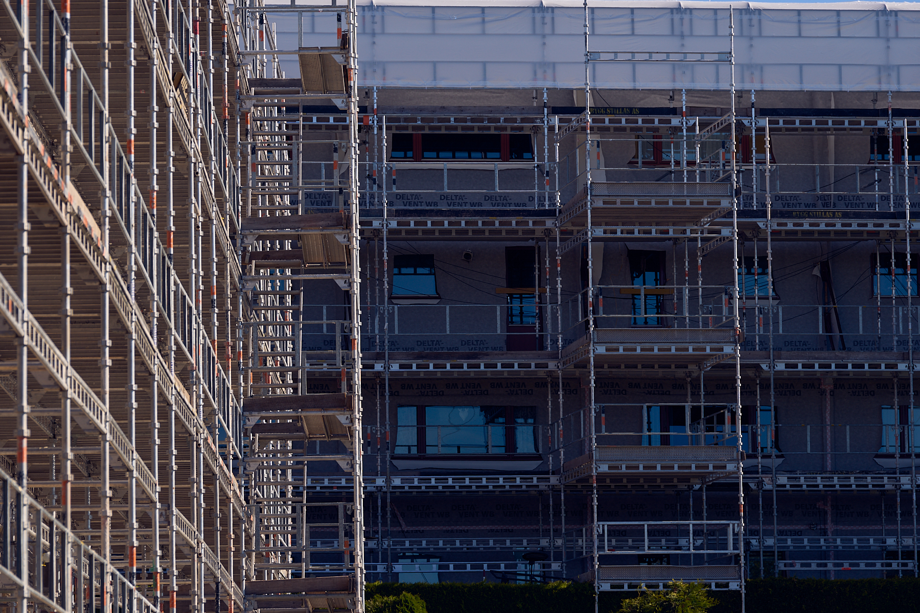 Tungstillas satt opp i Veitvetveien